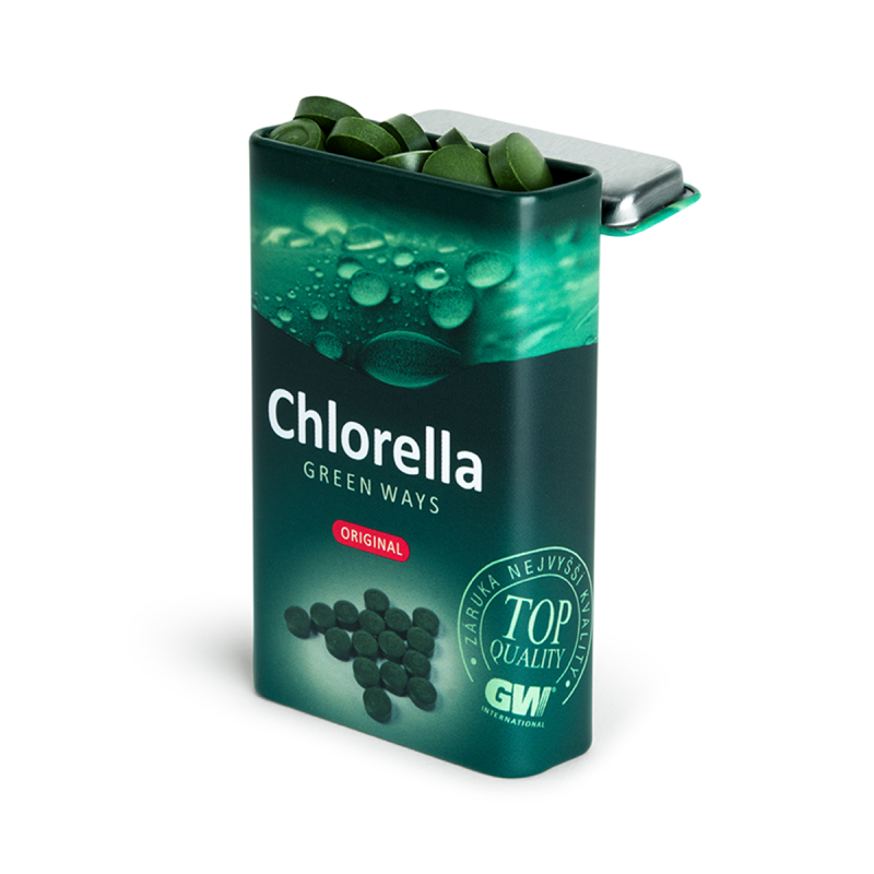 Chlorella Green Ways v tabletkách (330 g) + cestovná škatuľka zadarmo