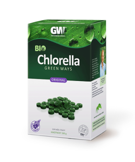 Chlorella Green Ways v tabletkách (330 g) + cestovná škatuľka zadarmo